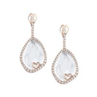 Earrings Chantecler Woman Enchanté in Rose Gold Zaffiro 33590 - 33590